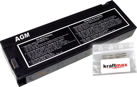 Kraftmax 1x AGM 12V 2 0Ah Blei Akku MP1222A Inkl 2X Original