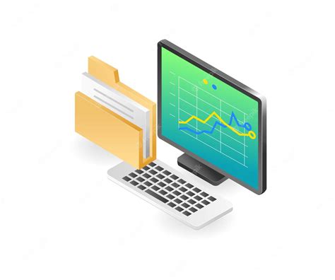 Premium Vector Flat Isometric Illustration Of Server Data Folder