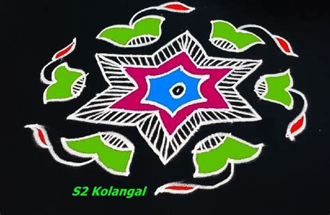 Star Kolam Designs With X Dots To Interlaced Dots Kolam Designs