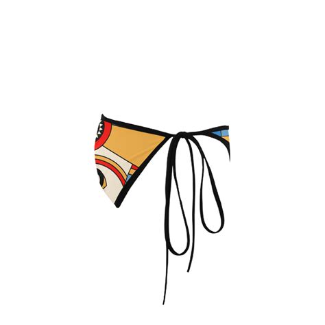 Aztec Religion Tribal Custom Bikini Swimsuit Bottom ID D4838342