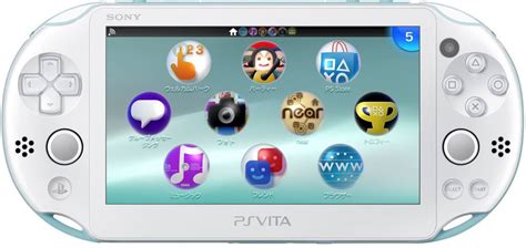 PS Vita PlayStation Vita New Slim Model - PCH-2006 (Light Blue White)