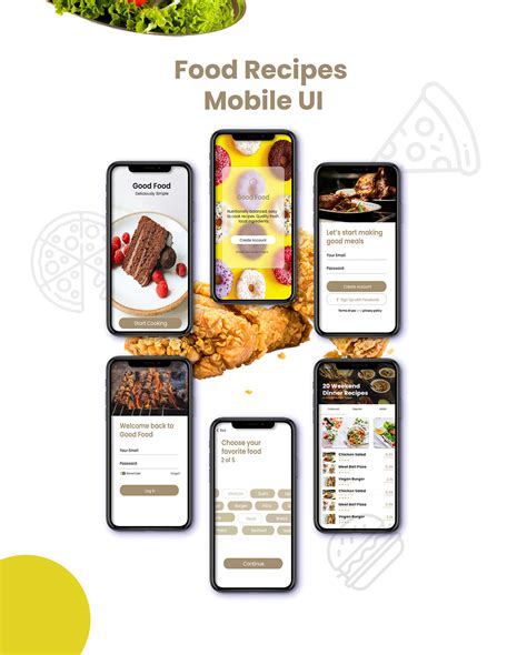 Food Recipe Mobile App Ui Design Case Study On Behance