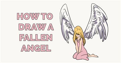 How To Draw A Fallen Angel Really Easy Drawing Tutorial