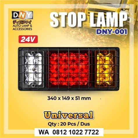 Jual DNY 001 Lampu Stop LED Universal Stop Lamp Truk Bak Box Tangki