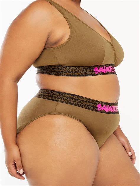 Forever Savage High Leg Bikini In Green Savage X Fenty