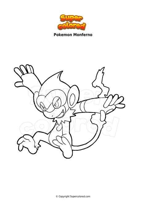 Disegno Da Colorare Pokemon Monferno Supercolored The Best Porn Website