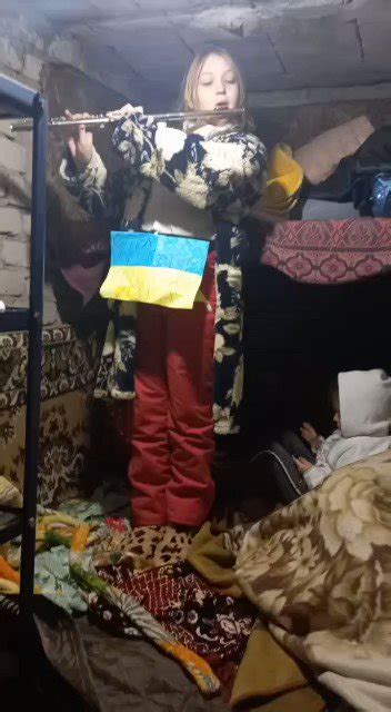 Euromaidan Press On Twitter A Girl Playing The Ukrainian National