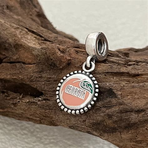 Georgia Peach Exclusive Dangle Charm for Pandora Bracelet – Exclusive Charm