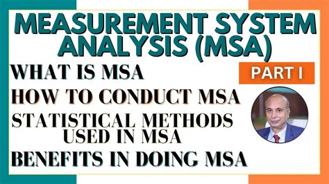 MSA Measurement System Analysis Part1 How To Conduct MSA Statistical