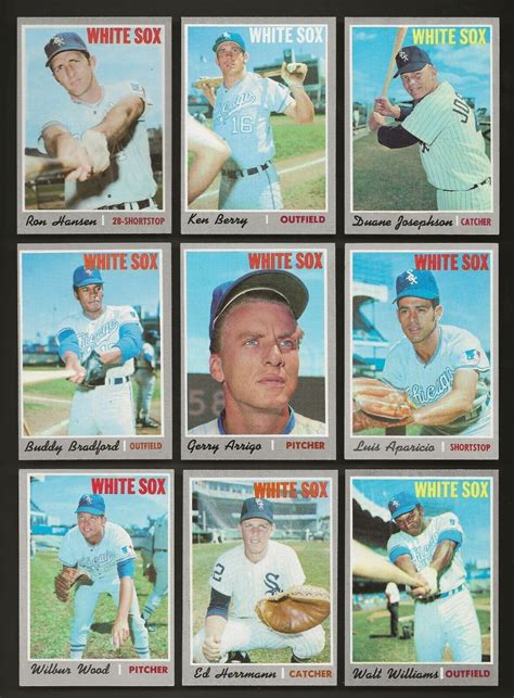 Topps Chicago White Sox Team Set Exmt Ebay