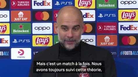 Man City Guardiola Ne Veut Pas Penser Plus Loin Que Le Prochain