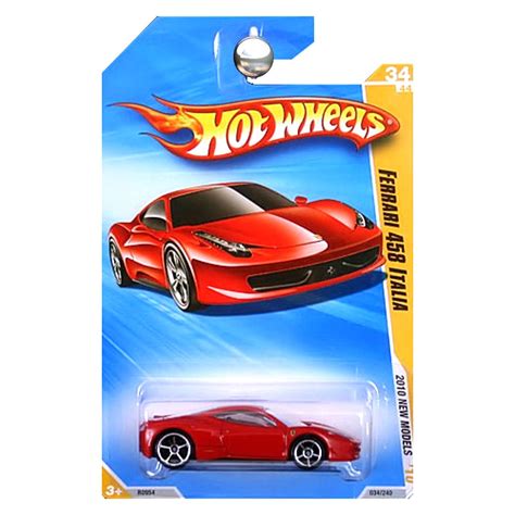 Amazon Hot Wheels 2010 Ferrari 458 Italia 034 240 10 New Models 1 64 Scale Collectible