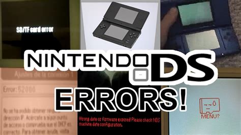 Nintendo Ds Errors Youtube