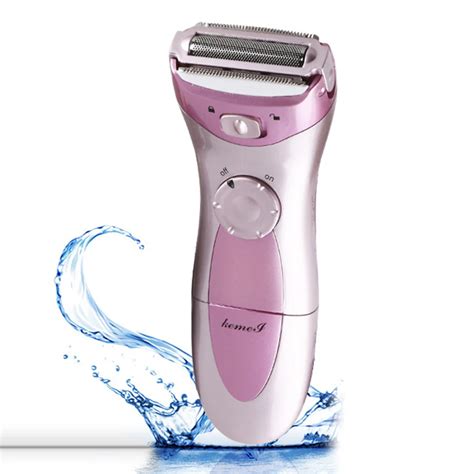 Kemei Razor Electric Bikini Shaver Epilator Lady Shaving Wet Dry Face