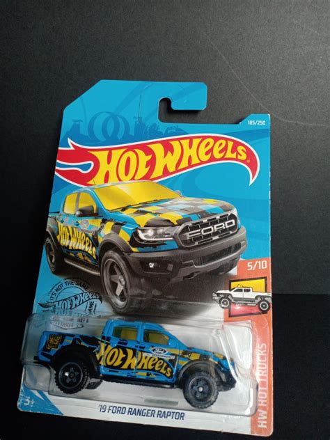 Ford Ranger Raptor Hot Wheels Hot Trucks Mini Collection Blue FYF