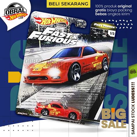 Jual Hot Wheels Fast Furious Fast Tuners Mazda Rx Fd Shopee Indonesia