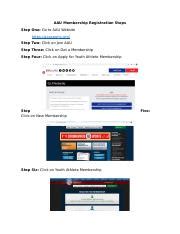 AAU Membership Steps.docx - AAU Membership Registration Steps Step One ...