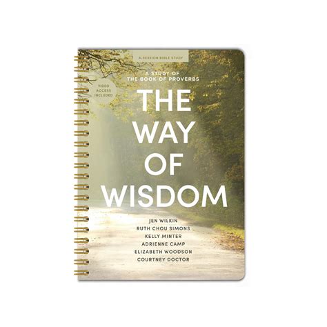 The Way of Wisdom - Bible Study Book with Video Access - Spiral Bound