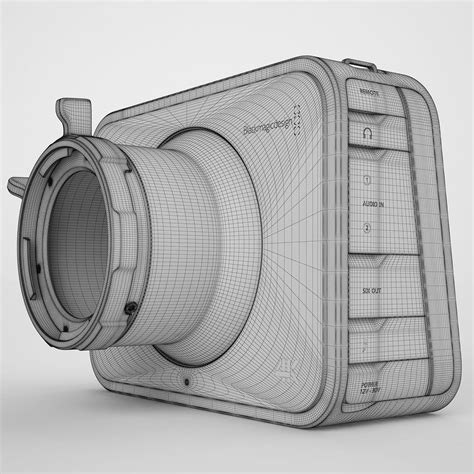 Cam Ra De Production Blackmagic K Mod Le D Max Ds Fbx Obj