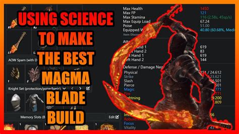 The Ultimate Magma Blades Build With Science Elden Ring Dlc Build