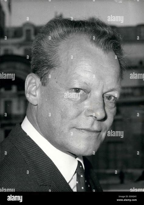 Dec 01 1966 Willy Brandt Pictured Has Been Elected The First