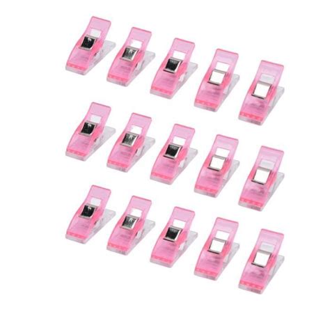 Clip En Plastique Ej Life Couleur Rose S Chage Et Fixation Pack