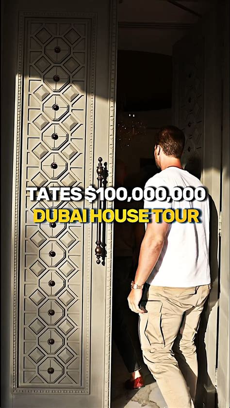 Andrew Tate Gives A Tour Of His Dubai Mansion $100,000,000