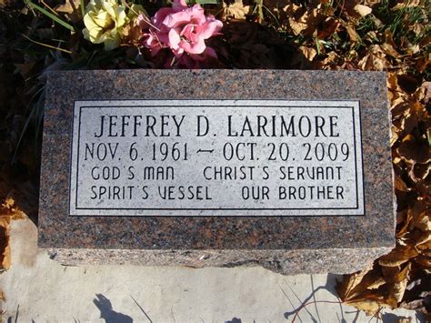 Jeffrey Douglas Jeff Larimore Find A Grave Memorial