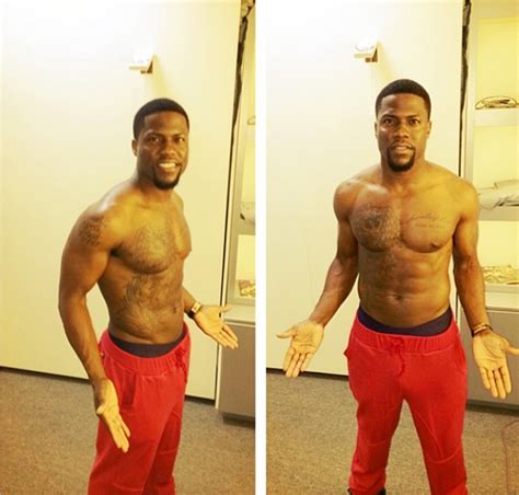 Photos A Chest Naked Kevin Hart Shows Off His Gym Results For Fans