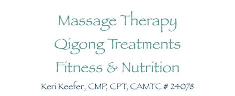 Keri Keefer Massage And Natural Health Paso Robles Massage Therapy