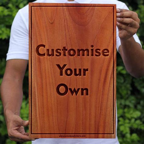 Personalized Carved Wooden Poster Photo On Wood Customized Wood Art