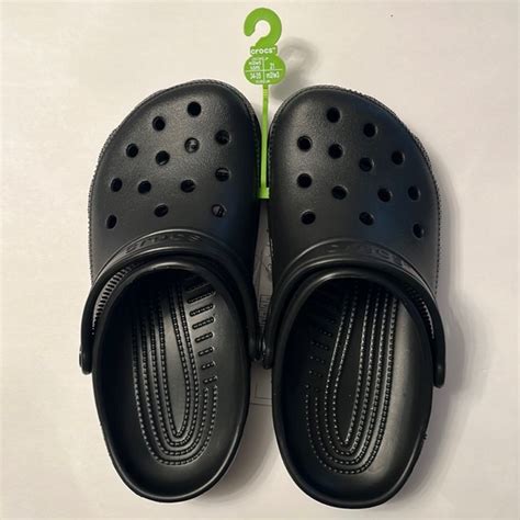 CROCS Shoes Crocs Classic Clog Black Unisex Men 3 Women 5 Nwt