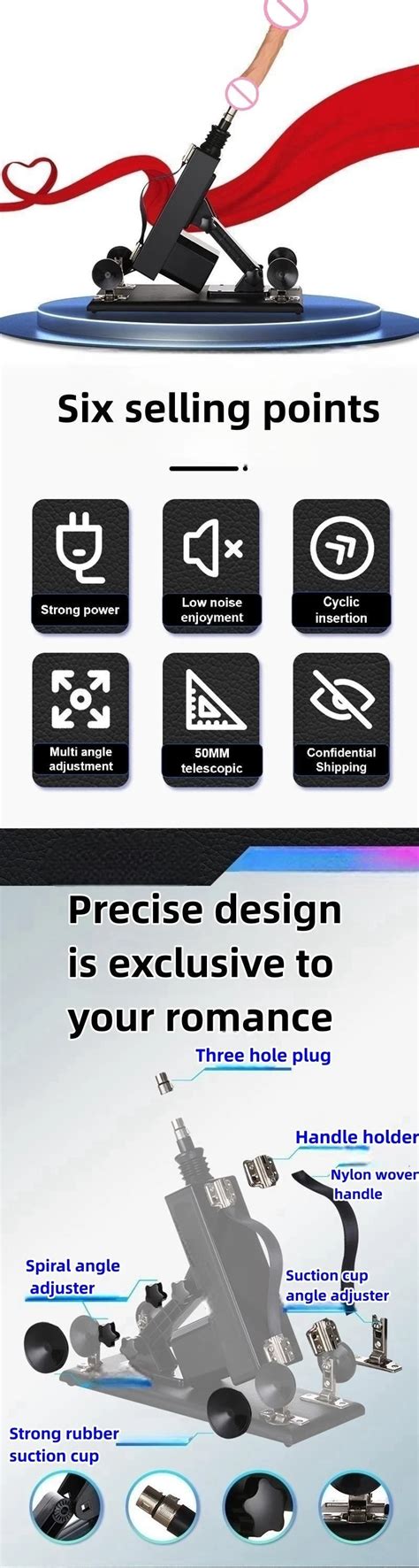 Factory Wholesale Vibrator Realistic Automatic Telescopic Dildo Female Cannon Free Vibrator