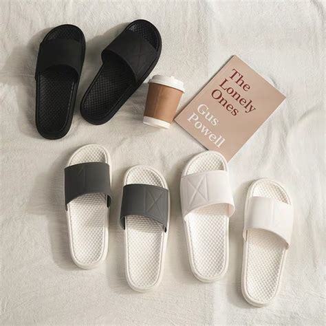 Mua Dép Quai Ngang Nam Nữ Unisex Basic Cao Su Dẻo Màu Hàn Quốc Hot