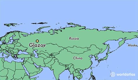 glazov russia glazov udmurtia map worldatlascom