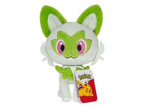 Pokémon Peluche Figura Sprigatito 20 Cm Jazwares