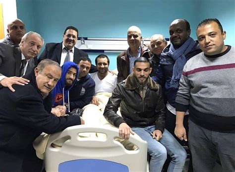 الجهاز الفني بالزمالك يزور أحمد مرتضى منصور بالمستشفى بطولات