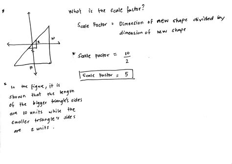 [Solved] what is the scale factor | Course Hero