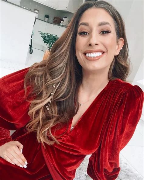 Stacey Solomon Sets Pulses Racing As She Flashes Bra In Plunging Red