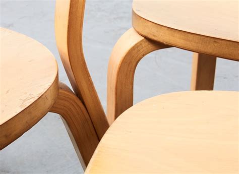 Model 69 Dining Chairs By Alvar Aalto For Artek 1970s Set Of 4 For