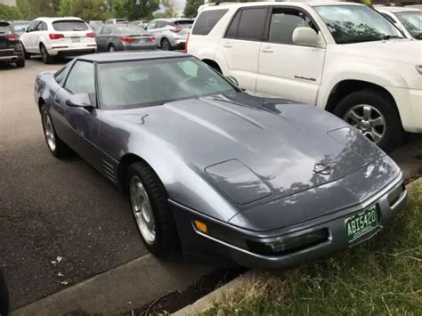 1991 Chevrolet Corvette Stingray Steel Blue Classic Chevrolet