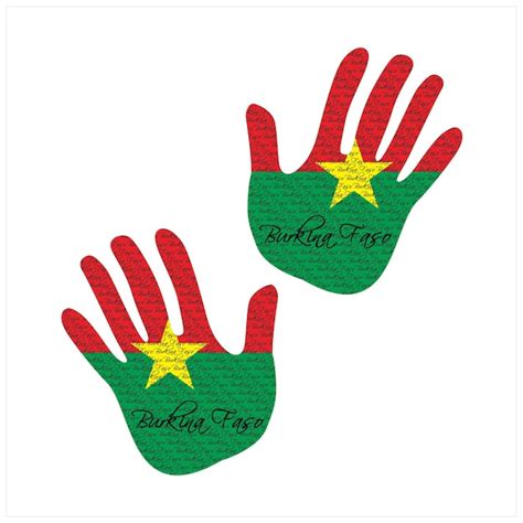 Premium Vector Burkina Faso Flag Hand Vector