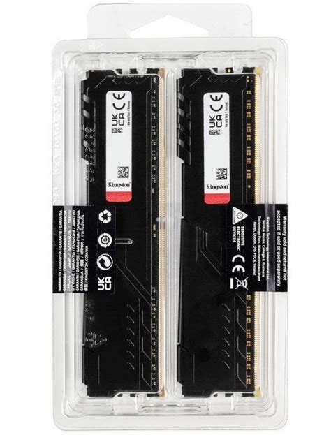ОЗУ Kingston DDR4 32GB (2x16GB) 3200Mhz FURY Beast Black (KF432C16BB1K2 ...