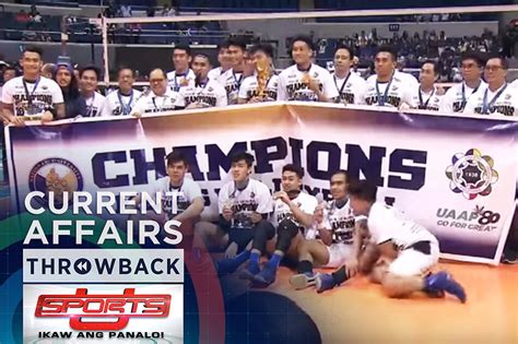 Throwback Cheers To The Champ Sports U Abs Cbn News