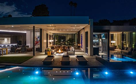 A Beverly Hills Spec House With A 15 Foot Waterfall Lists For 39 Million