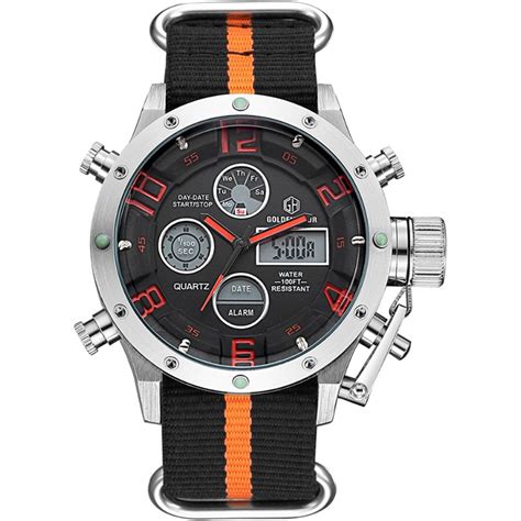 Montre de sport analogique numérique pour homme L heure Passion