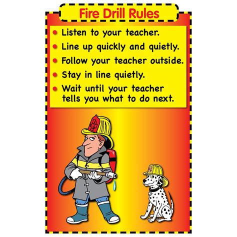 Fire Drill Safety Rules