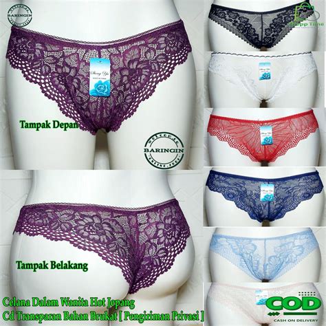 Jual Promo Isi 3 Pcs Celana Dalam Wanita G String Lace Transparan