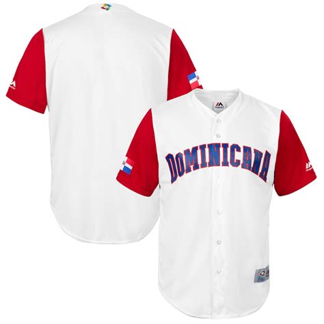 Majestic Dominican Republic Baseball White 2017 World Baseball Classic ...