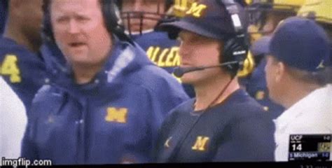 Booger Jim Harbaugh GIF - Booger JimHarbaugh Eating - Discover & Share GIFs